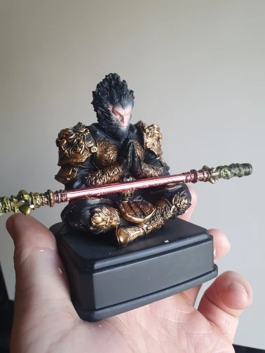 A big boy gift for you, the black mythical Wukong Qitian Great Sage Destiny Resin Decorative Ornament Figure