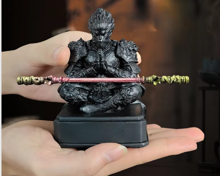 A big boy gift for you, the black mythical Wukong Qitian Great Sage Destiny Resin Decorative Ornament Figure