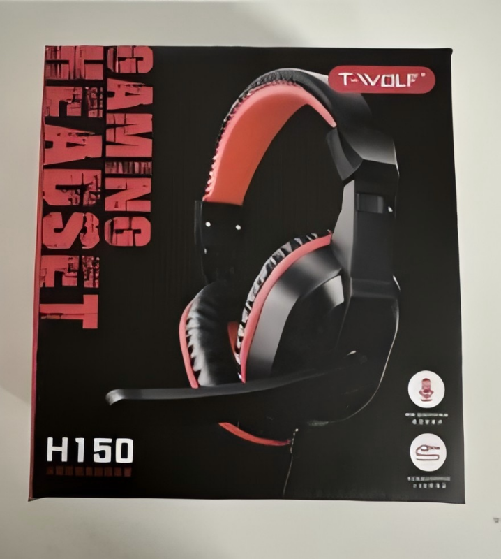 H150 Wired Gaming Headset with Mic – Comfortable Over-Ear Headphones, 3.5mm Stereo Sound - FORGEMYPC