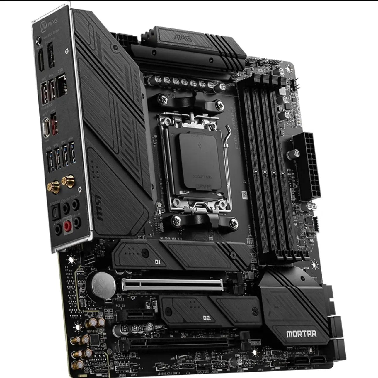 MSI MAG B650M MORTAR WIFI DDR5 Motherboard – High Performance for AMD Ryzen CPUs - FORGEMYPC