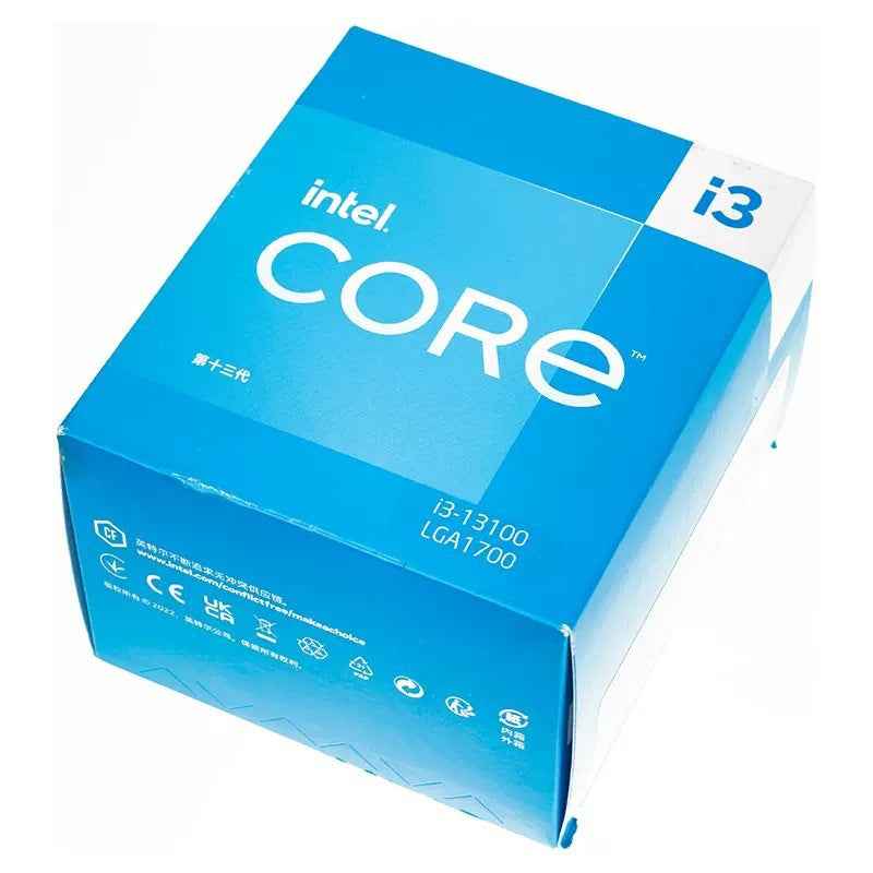 Intel Core i3-13100 13th Gen CPU Processor – 4-Core 8-Thread High-Efficiency Desktop CPU for Budget Gaming & Everyday Productivity | FORGEMYPC